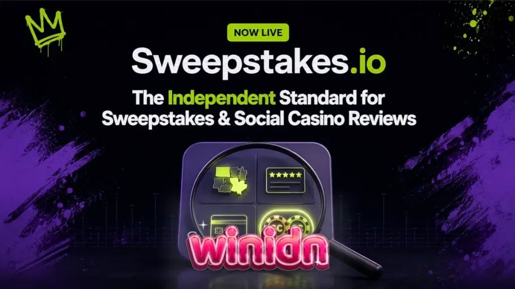 Antarmuka digital platform perbandingan kasino sosial dan sweepstakes